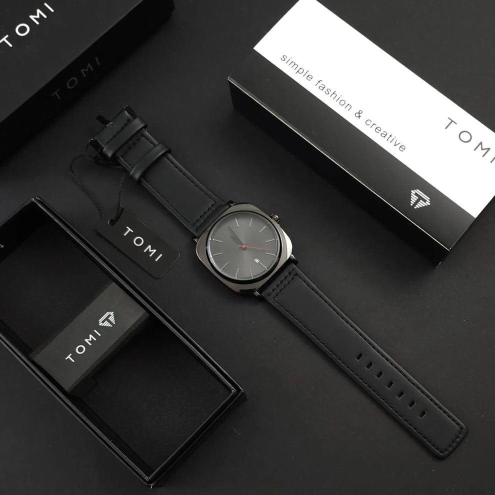 Tomi T-084 Watch – Stylish Quartz Watch with Date & Time Display