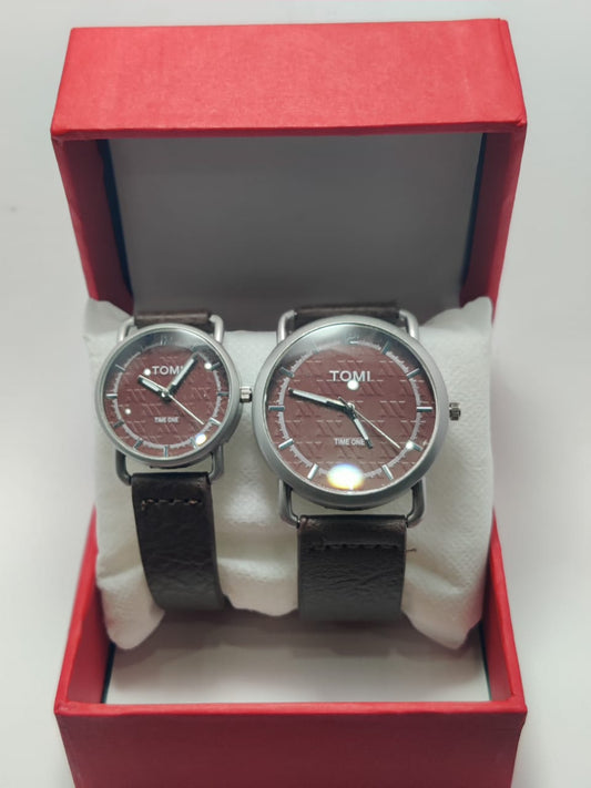 TOMI Couple Watches with matching designs for him and her, perfect for expressing love and style