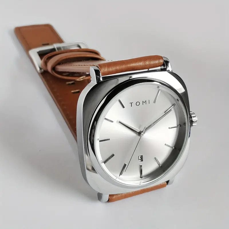 Tomi T-084 Watch – Stylish Quartz Watch with Date & Time Display