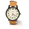Men's Leather Quartz Watch