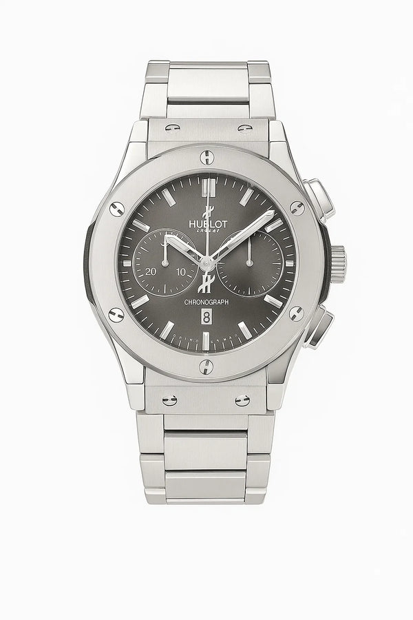 Men’s Silver & Black Watch