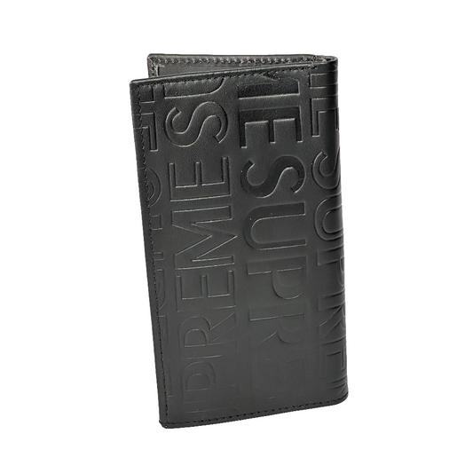Long leather wallet